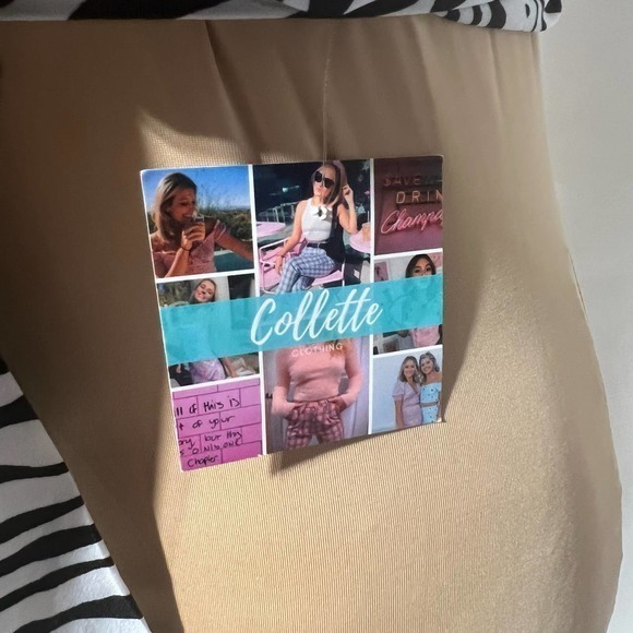 NWT Collette Zebra Scarf Halter Top Small 3 in 1 Top Shirt Blouse Unique B57 - Picture 9 of 12